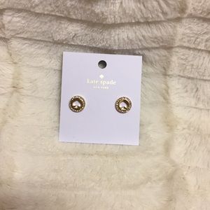 Kate Spade Spot the Spade earrings